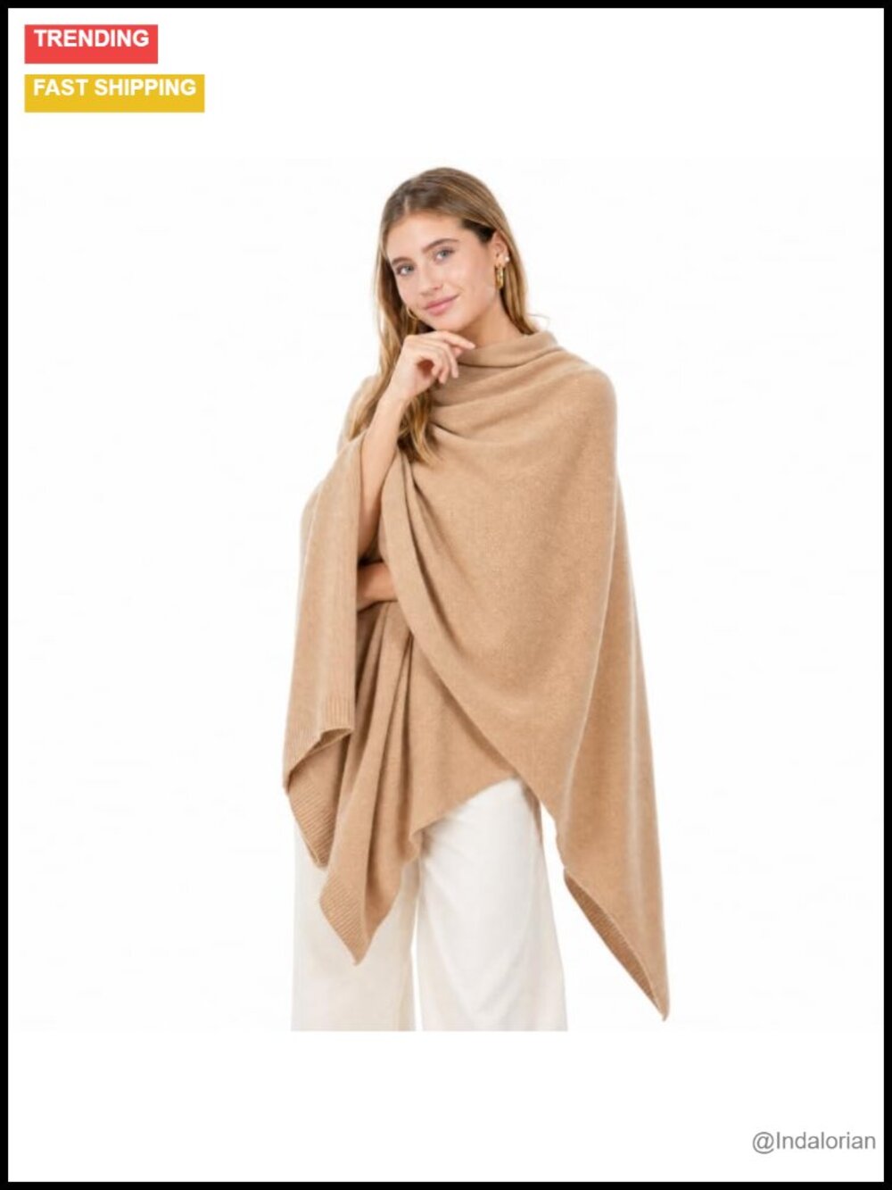Cashmere Wool Blend Wrap Pashmina Shawl Scarf Travel 78x27